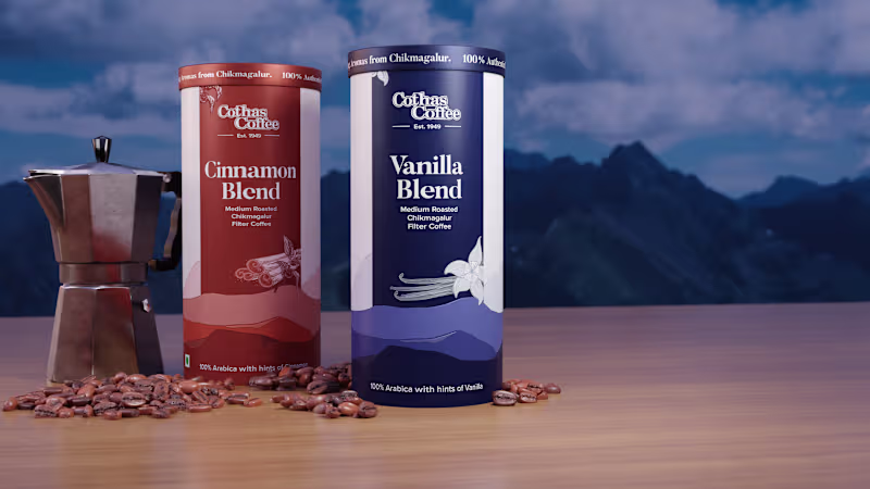 Cover image for Cothas Coffee Packaging :: Behance