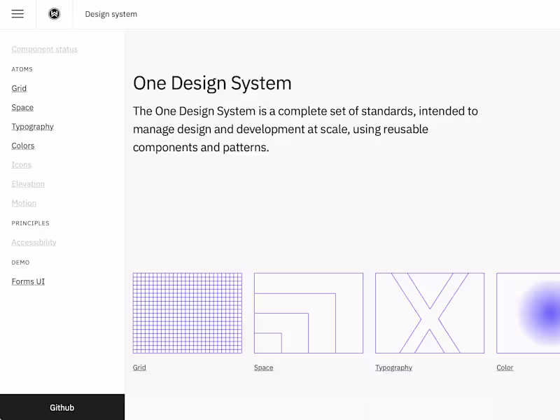 Cover image for Design System for One World GTM