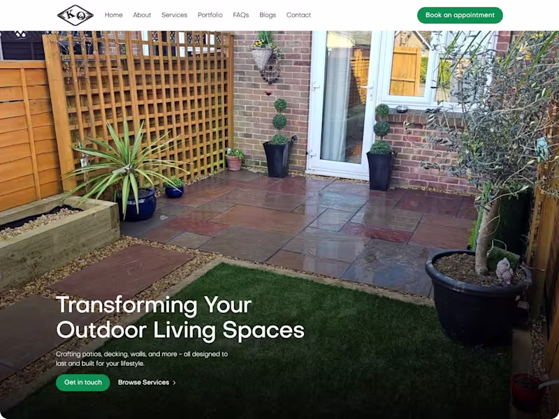 Cover image for KO Building & Landscaping - Transforming Your Outdoor Living Sp…