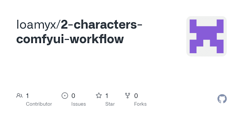 Cover image for 2 characters comfyui workflow