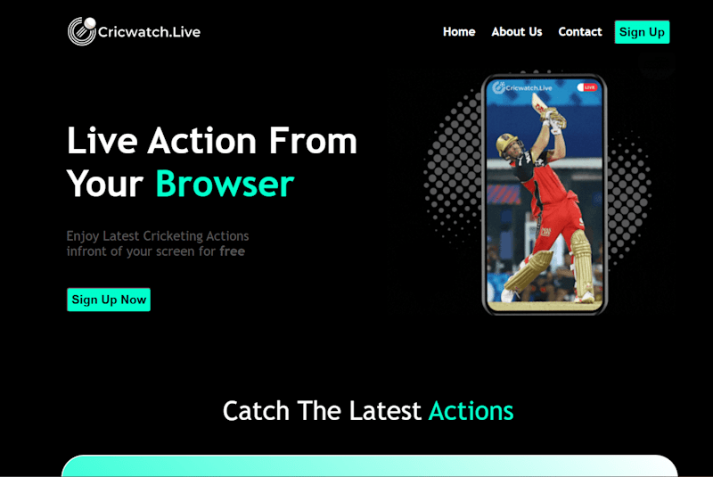 Cover image for Crickwatch Website Design