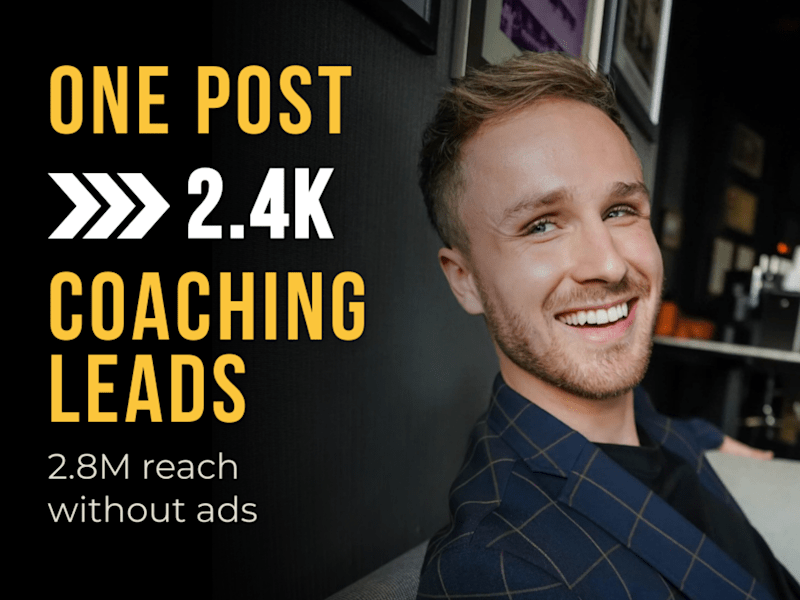 Cover image for 2.8M people reached and 2.4k Leads generated with 1 post