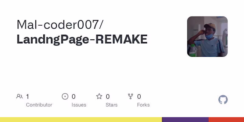 Cover image for Mal-coder007/LandngPage-REMAKE