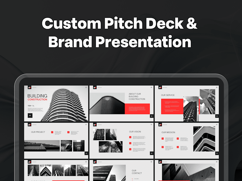 Cover image for Custom Pitch Deck & Brand Presentation Design