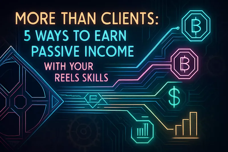 Cover image for More Than Clients: 5 Ways to Earn Passive Income with Your Reels Skills