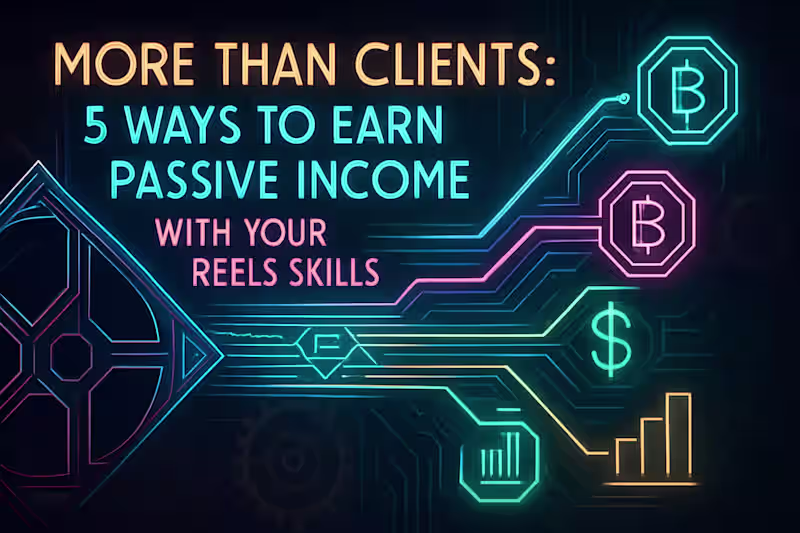Cover image for More Than Clients: 5 Ways to Earn Passive Income with Your Reels Skills