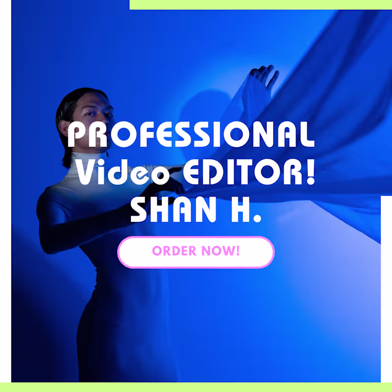 Cover image for Video Editor & Motion Graphics Designer | YouTube, TikTok, Reels