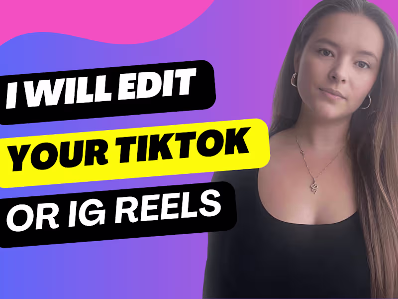 Cover image for GenZ coded short form video content editing for TikTok or Reels