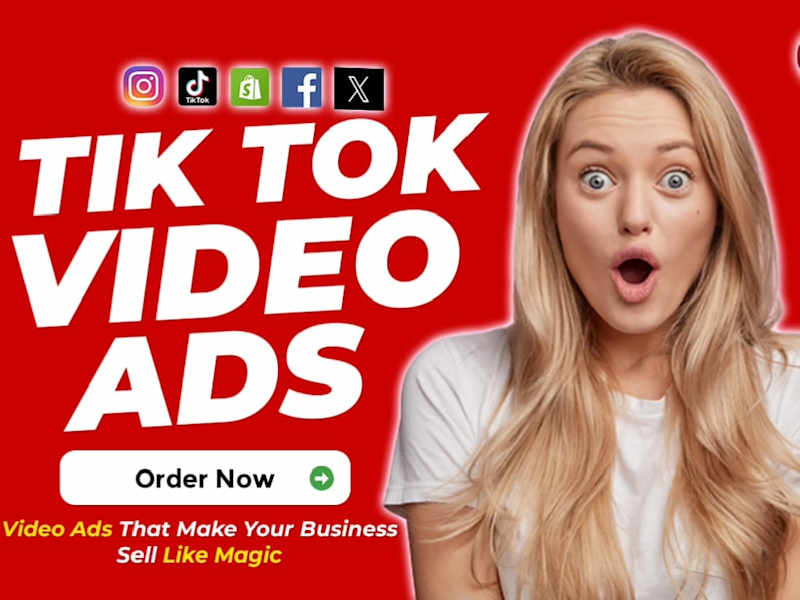 Cover image for I will create personalized tik tok video ads with a perfect hook