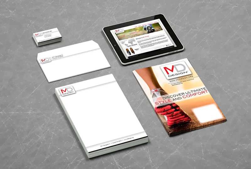 Cover image for Footwear Design Firm - Collateral Design