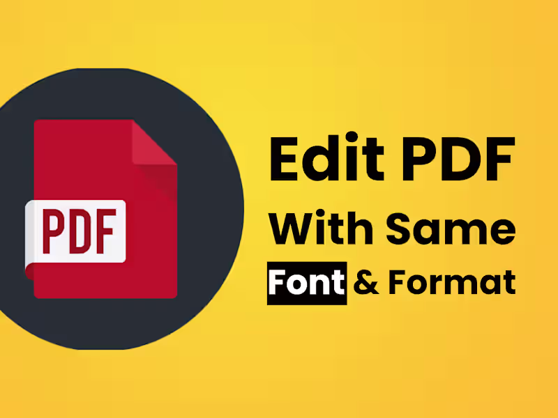 Cover image for Editing PDF files