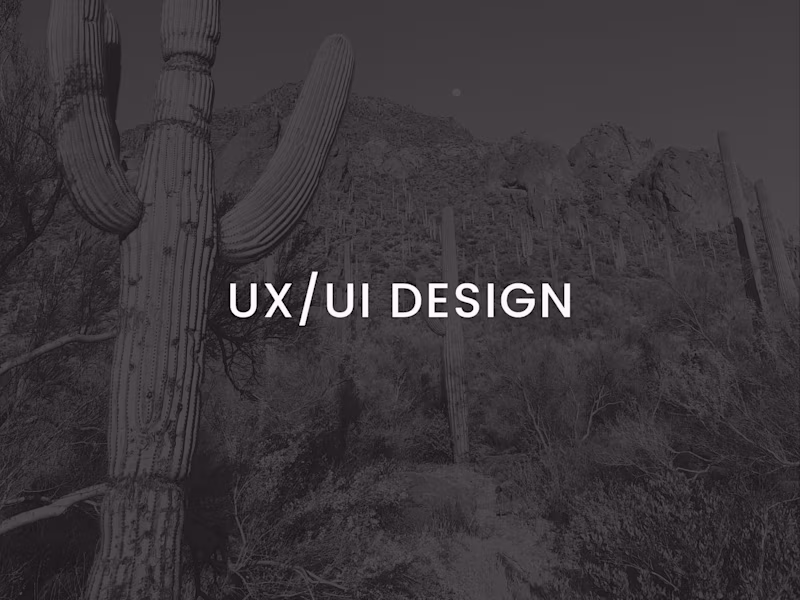 Cover image for UX/UI DESIGNER