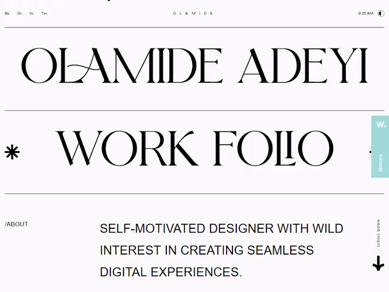 Cover image for Digital Portfolio Platform for Olamide