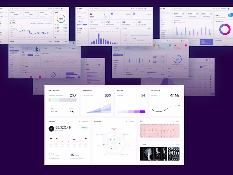 Cover image for Dynamic Admin Dashboard & SaaS Design