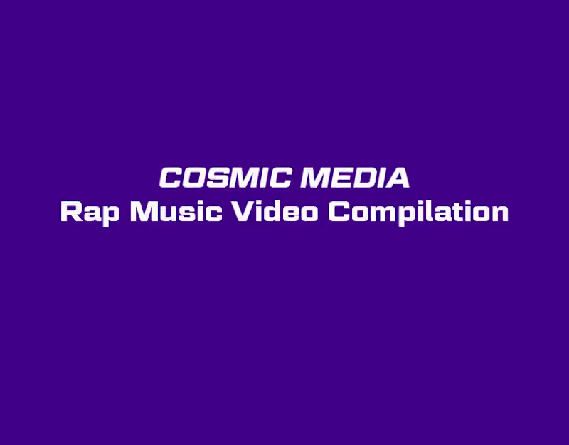 Cover image for Rap Music Video Compilation