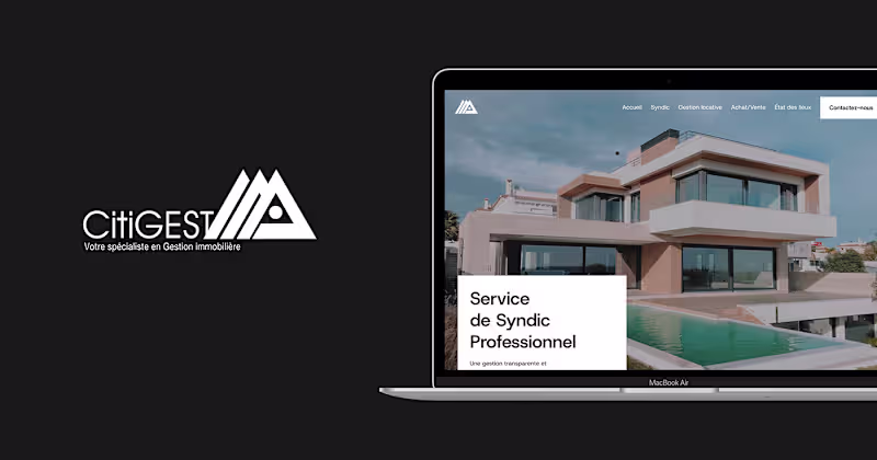 Cover image for Citigest - Gestion Locative: Branding & Web Design