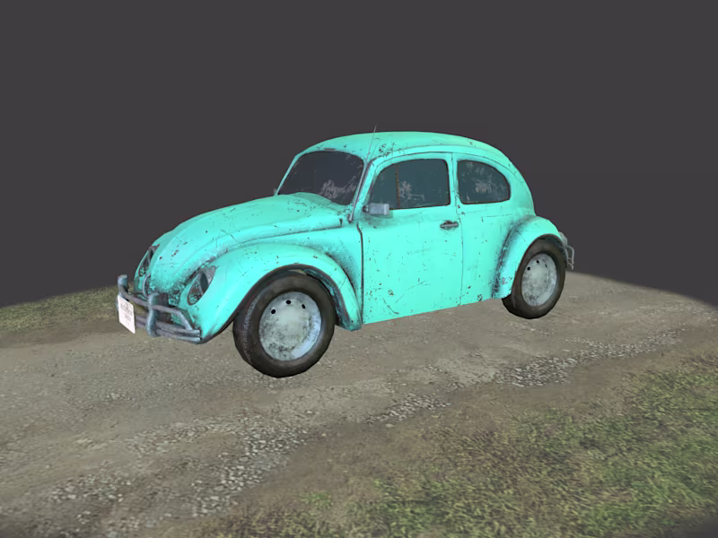 Cover image for 3d Model of Gaming Beetle car
