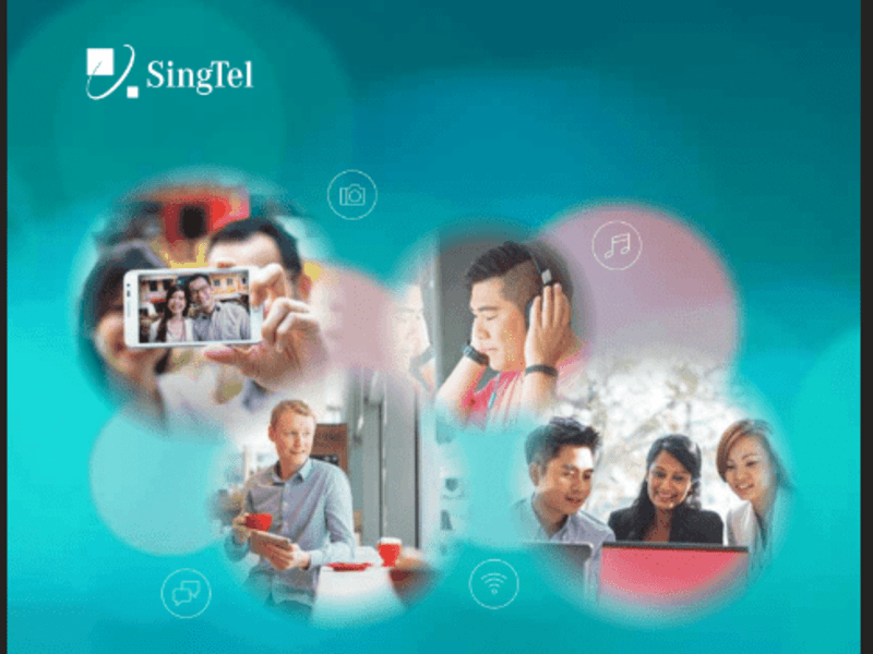 Cover image for Proofreading SingTel Annual Report