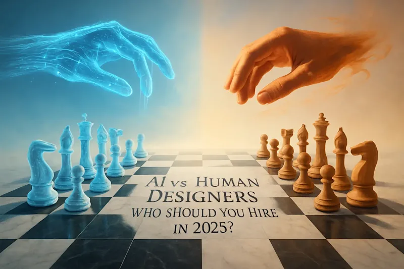 Cover image for AI vs. Human Designers: Who Should You Hire in 2025?