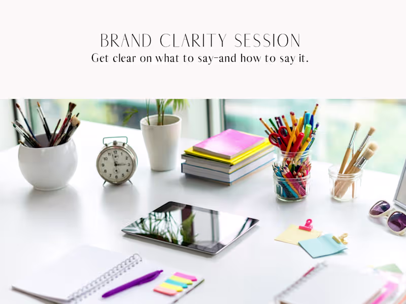 Cover image for Brand Clarity Session