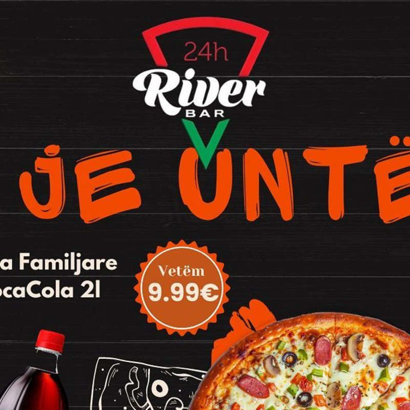 Cover image for River Bar on Instagram: “Ofertë për Ramazan‼️
1x Pizza Familjar…