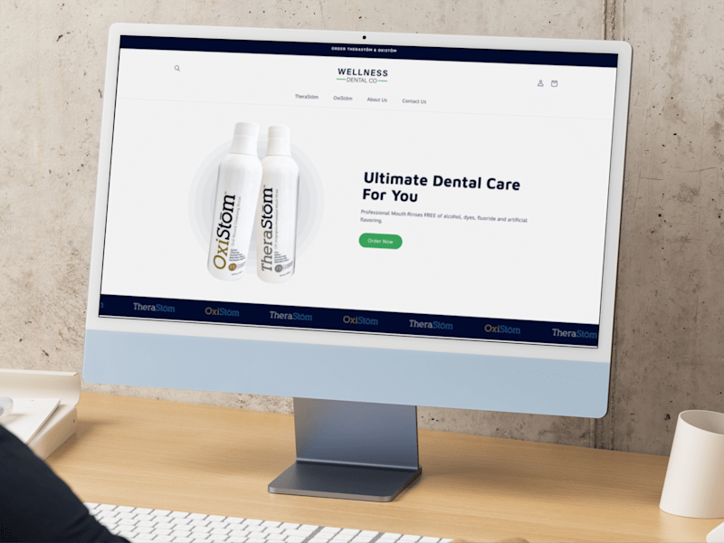 Cover image for Shopify Store Design For Dental Care Brand - 2 Product Store