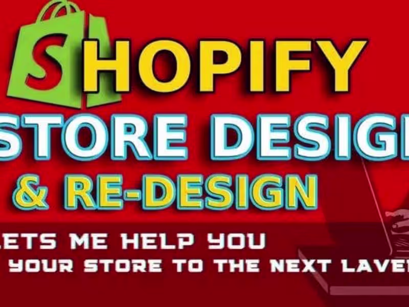 Cover image for I will design wix , Shopify website 