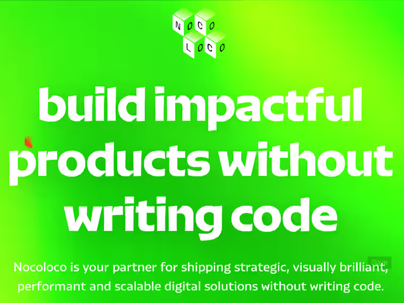 Cover image for Nocoloco - Rendering Code-free brilliance, scalable solutions...