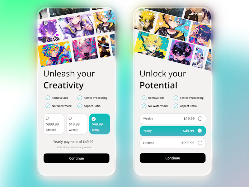 Cover image for Premium Subscription UI