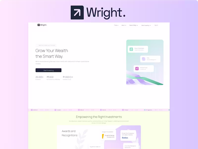 Cover image for Portfolio Management Services Website