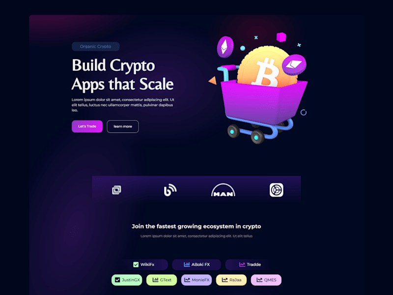 Cover image for Crypto Web3 Landing Page