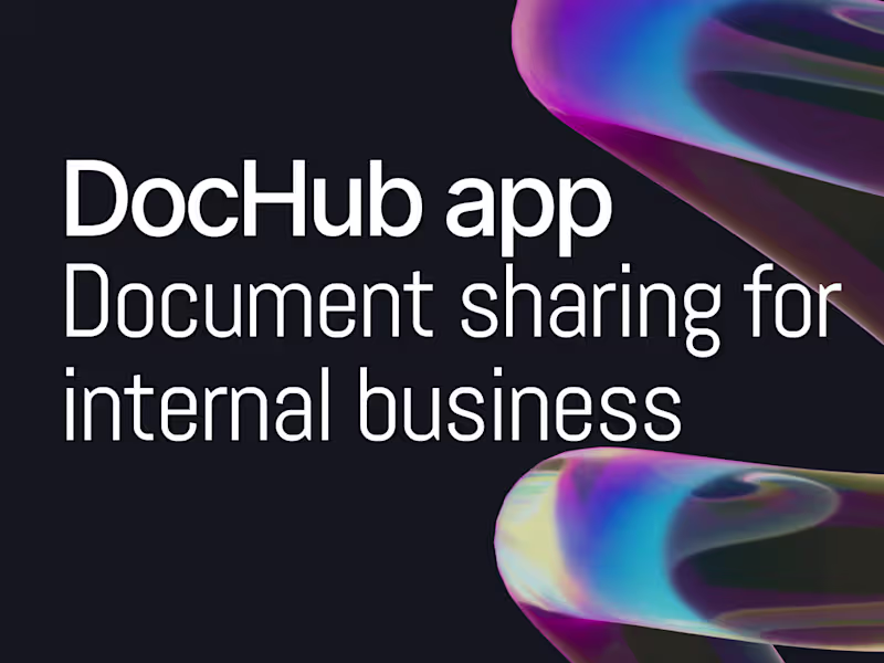 Cover image for DocHub - document sharing for internal business
