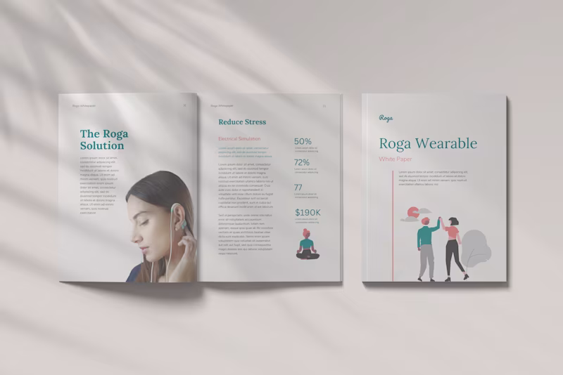 Cover image for Whitepaper Document Template and Conference Poster Design 