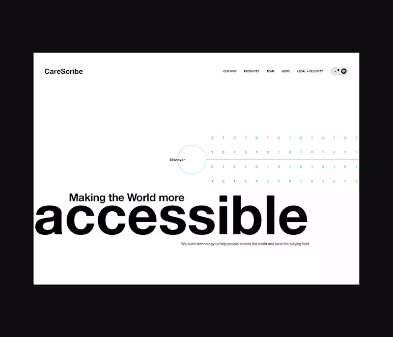 Cover image for Carescribe Ltd. — Timeless Corporate Website