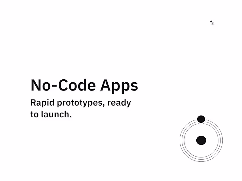 Cover image for No Code Apps: Rapid prototypes ready to launch