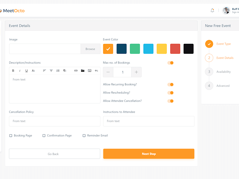 Cover image for MeetOcto - Scheduling App