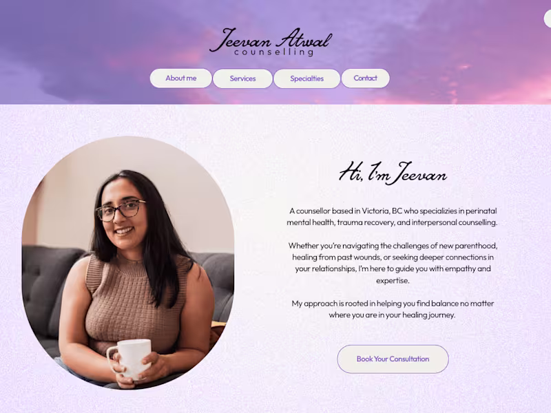 Cover image for Jeevan Atwal Counselling | Design & Branding