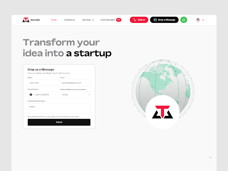 Cover image for Tecaudex Complete Website