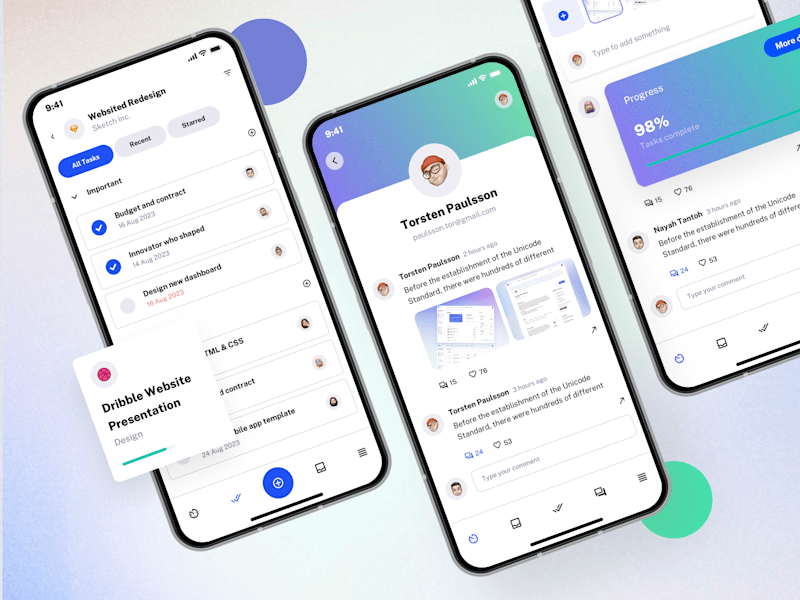 Cover image for Tasksy UI Kit Development for Productivity Apps