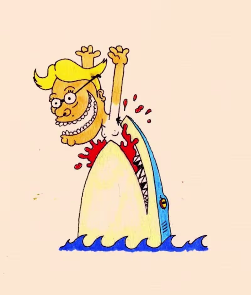 Cover image for Loved drawing and colouring by hand these disturbing but fun...
