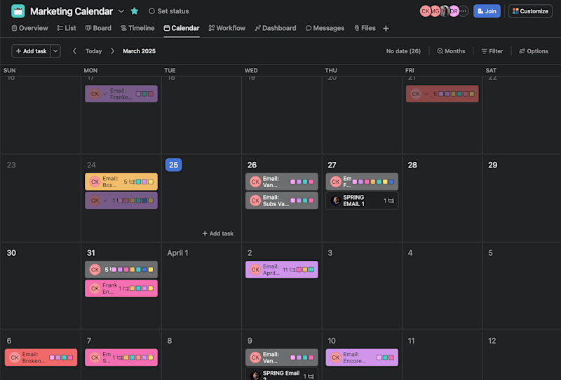 Cover image for Marketing Team Master Calendar Creation