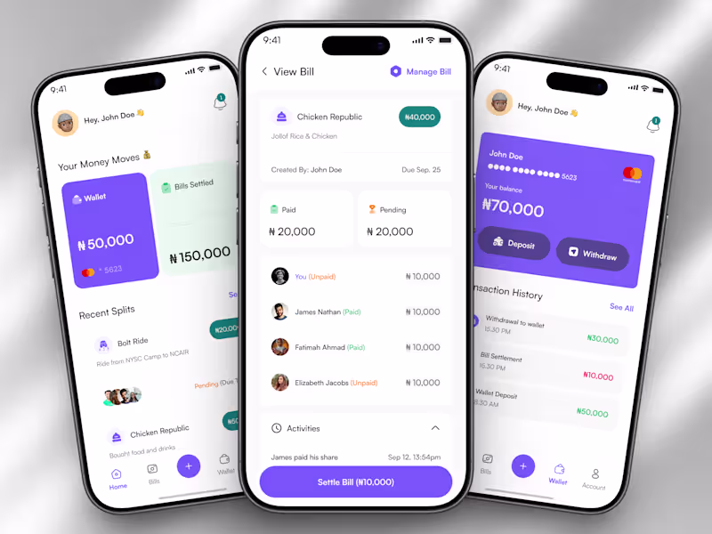 Cover image for High-Fidelity Mobile App UI/UX Design