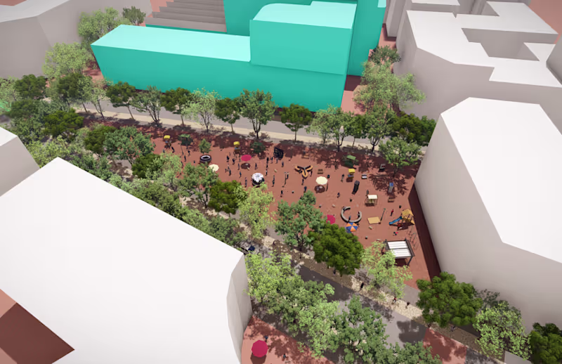 Cover image for Urban design project/public space design in Santiago, Chile