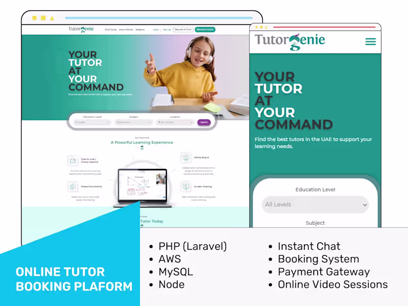 Cover image for Tutor Genie