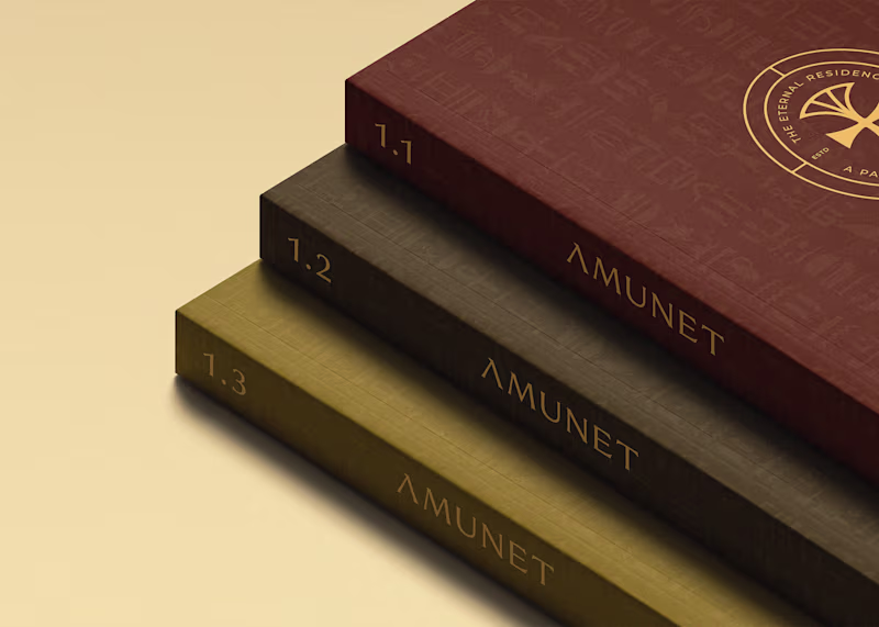 Cover image for Full Brand Identity & Logo Design — AMUNET PALACE®