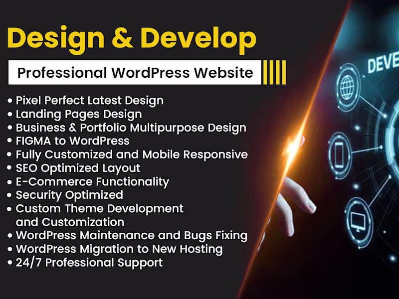 Cover image for Custom WordPress Website Design & Development