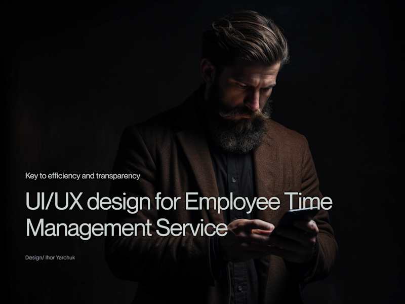 Cover image for Time Management Dashboard UI/UX Design
