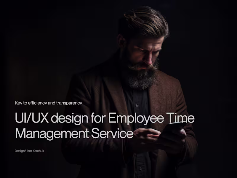 Cover image for Time Management Dashboard UI/UX Design