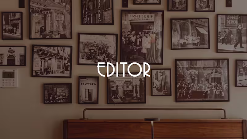 Cover image for Visual Identity Management for Editor Pizza