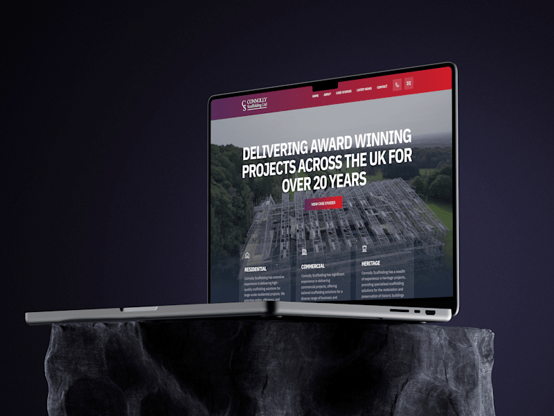 Cover image for Connolly Scaffolding Website Design & Build